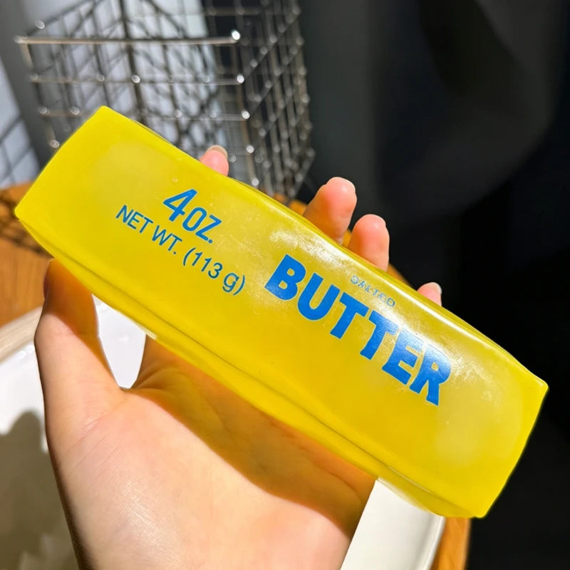 New Squishy Simulated Butter Squeeze Toy Soft Stress Relief