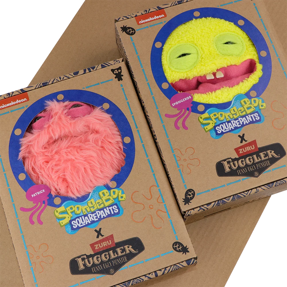 Original Fugglers Spongebob Squarepants Patrick Star Plush Dolls