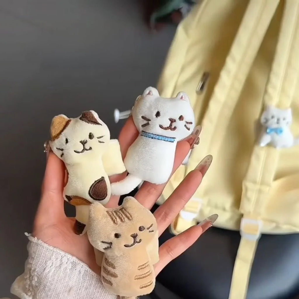 Kawaii Kitten Plush Bag Pendant Mini Cat Plush Doll